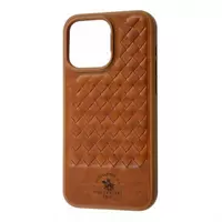 Polo Ravel Leather Case iPhone 15 — Brown