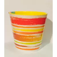 Горшок для цветов пластиковый со вставкой Алеана Деко 13*12,5см, 1,1л