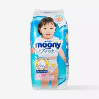 Подгузники-трусики Moony для девочек XL 12-22 кг 38 шт (4903111208098)