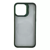 Чохол Defense Case Camera Stand with Camera Glass iPhone 15 Dark Green