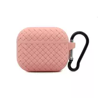 Airpods Case 1/2 Fabric Pattern — Pink