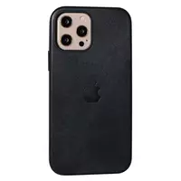Leather Case with MagSafe iPhone 12 Pro Max — Black