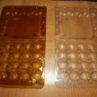 Упаковка для перепелиных яиц коричневая