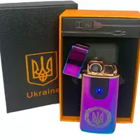 Електрична та газова запальничка Україна (з USB-зарядкою⚡️) HL-435 Colorful-ice