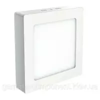 Світлодіодний світильник настінно-стельовий Premium 18Вт, квадратний, білий, IP20