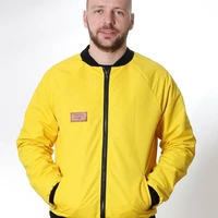 Куртка-бомбер Custom Wear двухсторонний Black/Yellow утеп. XS