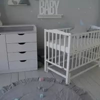 Ліжко дитяче Baby Comfort Малюк з маятником білий 3 030 ₴