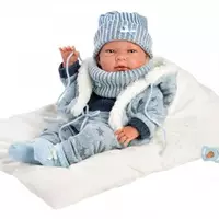 Силиконовый Новорожденный Пупс Реборн Ллоренс Испанская Виниловая Кукла Мальчик Нико 42 см Llorens