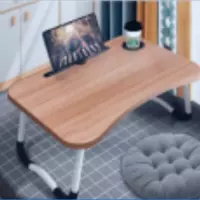 Складной деревянный столик для ноутбука и планшета. Цвете: Дерево темное  60 x 40 x 25.5 см