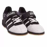 Штангетки обувь для тяжелой атлетики OB-4594 Zelart  40 Бело-черный (06363041)
