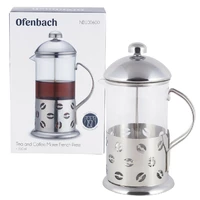 Заварник френчпресс нержавеющая сталь Ofenbach 350мл для чая и кофе KM-100600