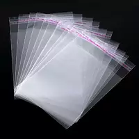 Пакети з клейкою стрічкою (д) 200*200 +клл (ш), мм, поліпропіленові - 1 упак (100 шт)