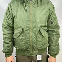 Куртка Brandit CWU jacket hooded олива