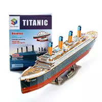 Огромные 3D пазлы Титаник Трехмерный конструктор-головоломка Magic Puzzle 80.6 см x 10.2 см x 21.5 см