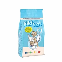 Бентонітовий наповнювач KikiKat для котячого туалету з запахом чистоти 5 L