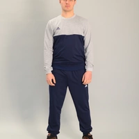 Чоловічий спортивний костюм із світшотом adidas сіро-синій, Ростовка (4 шт)