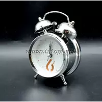 Часы - Будильник колокольчик 1805 "5 цветов" 10*7*5