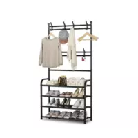 Универсальная вешалка для одежды new simple floor clothes rack size 60x29.5x151 см