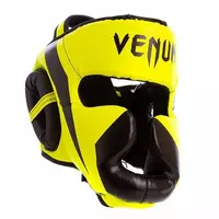 Шлем боксерский с полной защитой BO-7041 Zelart  L Лимонно-черный (37429473)