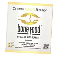Комплекс  для поддержки здоровья костей и суставов, Bone Food Packets, California Gold Nutrition  60пак (68427006)