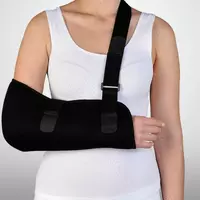Бандаж косынка для поддержки руки при переломе Orthopoint SL-01 Люкс, повязка для руки на гипс Размер XXL
