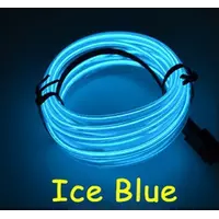 Світлодіодна стрічка RESTEQ блакитна провід 3м LED неонове світло з контролером. ICE BLUE