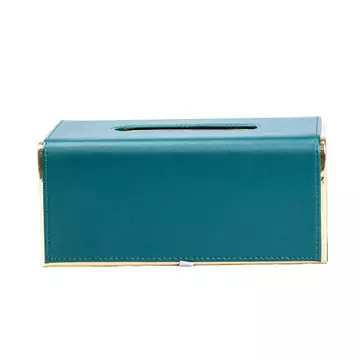 Серветниця з екошкіри 25х13,5х9 см, зелений